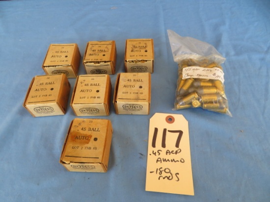 .45 ACP Ammo - 180 rounds