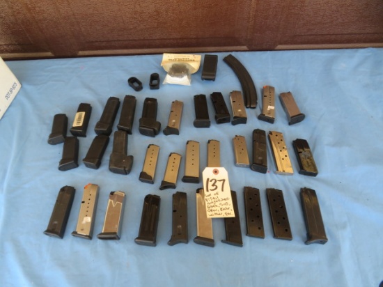 Lot of Pistol Magazines - Sig, Glock, S&W, HK, Kahr, etc.