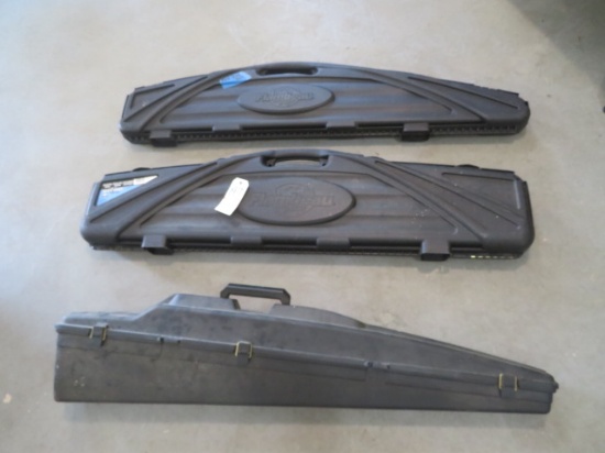 NO SHIPPING - (3) gun cases - up to 52"