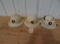 (3) Civil Defense Air Raid Helmets