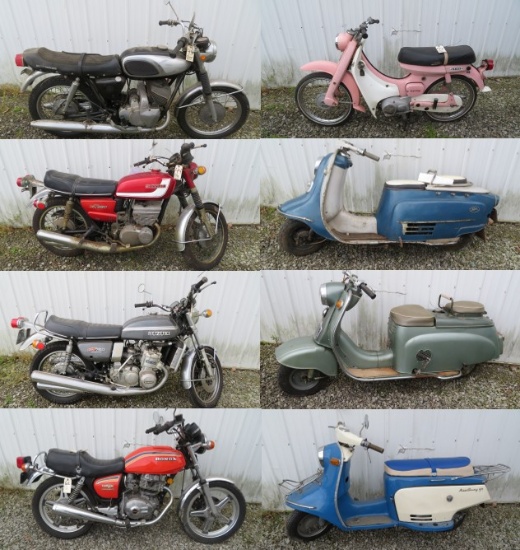 Webster Auction - Vintage Scooters, Motorcycles