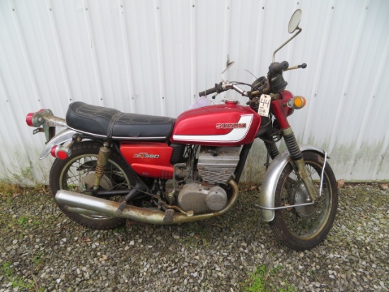 1972 Suzuki GT380 Motorcycle