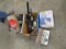 12V Battery charger, Drip Torch, Misc. items