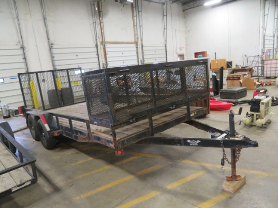 2018 Liberty 7'x16' Tandem Axle Landscape Trailer