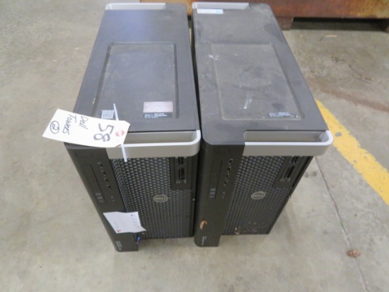 (2) Dell Computer towers
