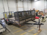 2018 Liberty 7'x16' Tandem Axle Landscape Trailer