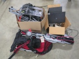 Stoller, Baby Carrier, fishing poles, misc. items