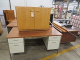 Desks, file cabinets, office furniture