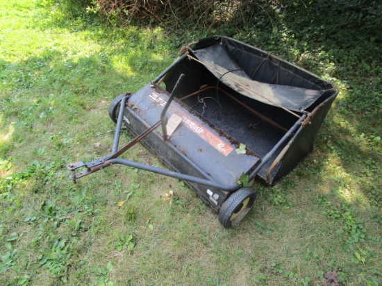 Huskee lawn sweeper