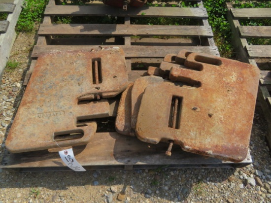 Pallet of (5) tractor weights
