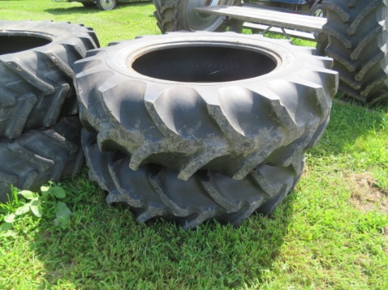 (2) Goodyear 18.4-38 tractor tires