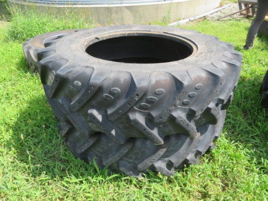 (2) Agri Max 380/85 R30 tractor tires