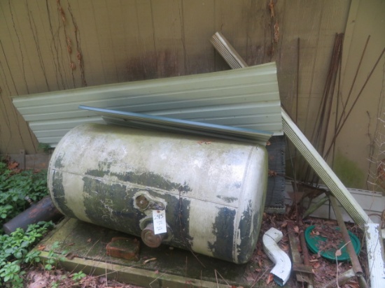 Aluminum tank, scrap metal