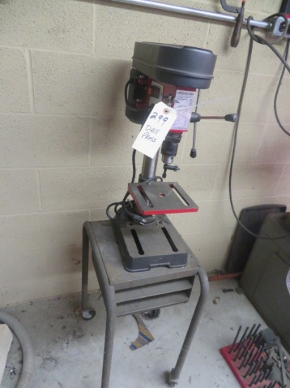 Bench drill press with stand