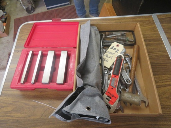 Machinist blocks, tools