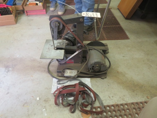 1" belt sander, bench grinder