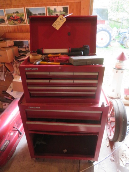 Craftsman tool chest with tools