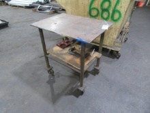 Steel rolling table - 24" x32"