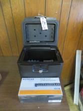 Fireproof safe box, Netgear desktop switch