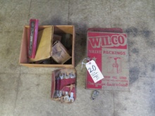 Wilco valve cabinet, wrenches, etc.