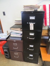 2 file cabinets, shop manuals, etc.