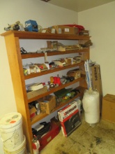 Contents of shelves - parts, tooling, scrap