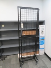 (2) rolling wire racks
