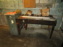 File cabinet, workbench contents