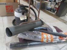 Shop vac, pipe insulation