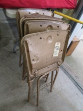 (4) folding chairs