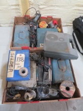 Solder and soldering irons