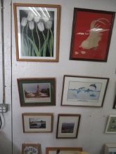 (8) framed pictures