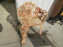 Cast iron bench