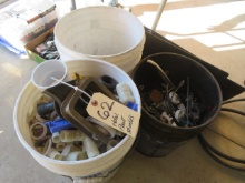 Hardware, hose fittings, paint shields