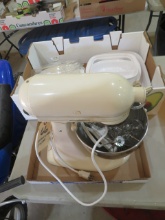 Kitchen Aid mixer, Corning bakeware