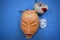 ANTIQUE ASIAN MASKS AND RATTLE!