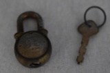 EXTREMELY OLD LOCK AND KEY!