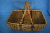EXTREME TURN OF THE CENTURY WOVEN BASKET!