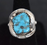 NATIVE AMERICAN TURQUOISE RING!
