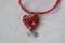 STERLING RED BEAD NECKLACE!