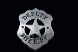 SILVER BADGE DEPUTY SHERIFF STAR!