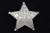 SILVER BADGE DEPUTY U.S. MARSHAL STAR!