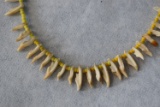 BEAD AND BONE NECKLACE!