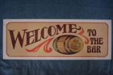 METAL ADVERTISER WELCOME TO THE BAR!