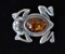 AMBER FROG BROACH!