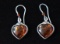 AMBER HEART EARRINGS!