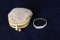 VINTAGE GOLD RING AND CASE!