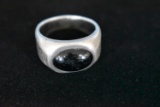 STERLING AND ONYX RING!