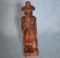 HAND CARVED ASIAN STATUE 8