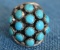 ZUNI STERLING AND TURQUOISE RING!